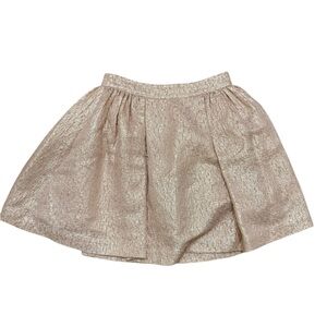 Kate Spade Shimmering Gold Skater Skirt